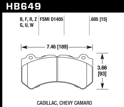 Chevrolet Camaro SS 1LE - 6 Piston Brembo Front Caliper
