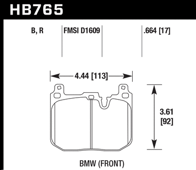 Hawk Performance Brakes for 2014 - 2019  BMW M4 - w/o M Carbon Brakes ( More BMW Applications Listed )