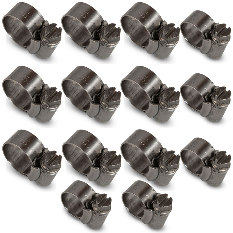 Ducati Panigale 1199 R / S 2012 - 2014 Samco Sport Stainless Steel Radiator Hose Clamp Kit