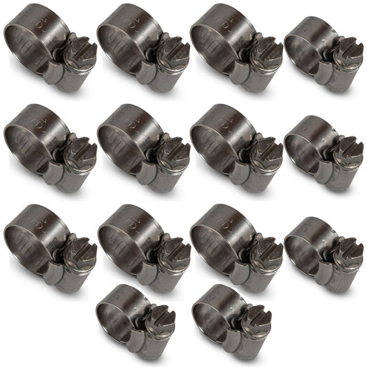 Ducati Panigale 1199 R / S 2012 - 2014 Samco Sport Stainless Steel Radiator Hose Clamp Kit