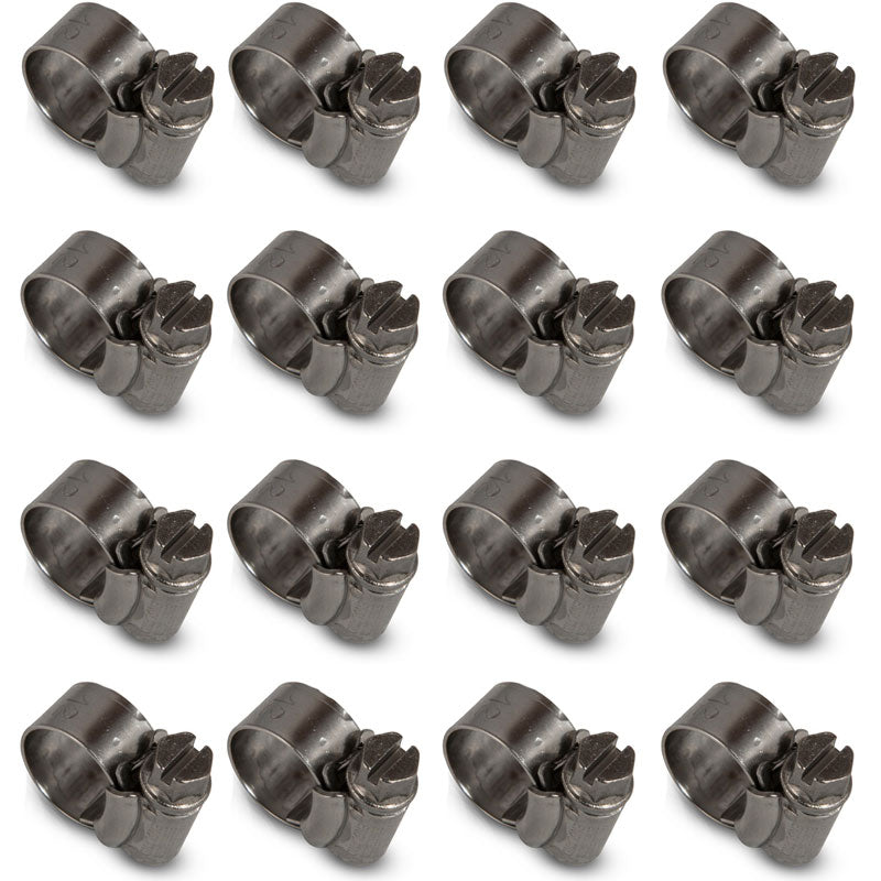 Kawasaki ZX 10R / RR / KRT / SE 2016 - 2020 Y-Piece Race Design Samco Sport Stainless Steel Radiator Hose Clamp Kit