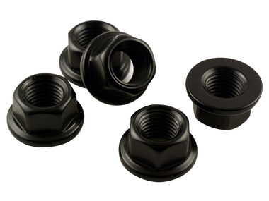 RACEBOLT ALUMINUM SPROCKET NUTS M10X1.0 (BLACK)