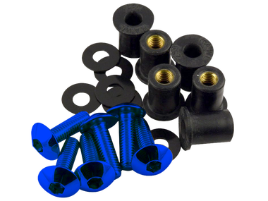 RACEBOLT ALUMINUM SCREEN BOLTS (8/EA) 8 Color Options