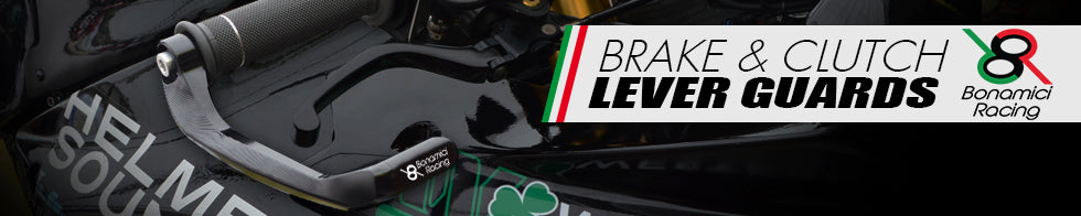 BONAMICI BRAKE LEVER GUARD (BLACK / BLACK) ( Racing clip-ons )