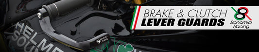 BONAMICI BRAKE LEVER GUARD (BLACK / BLACK) ( Racing clip-ons )