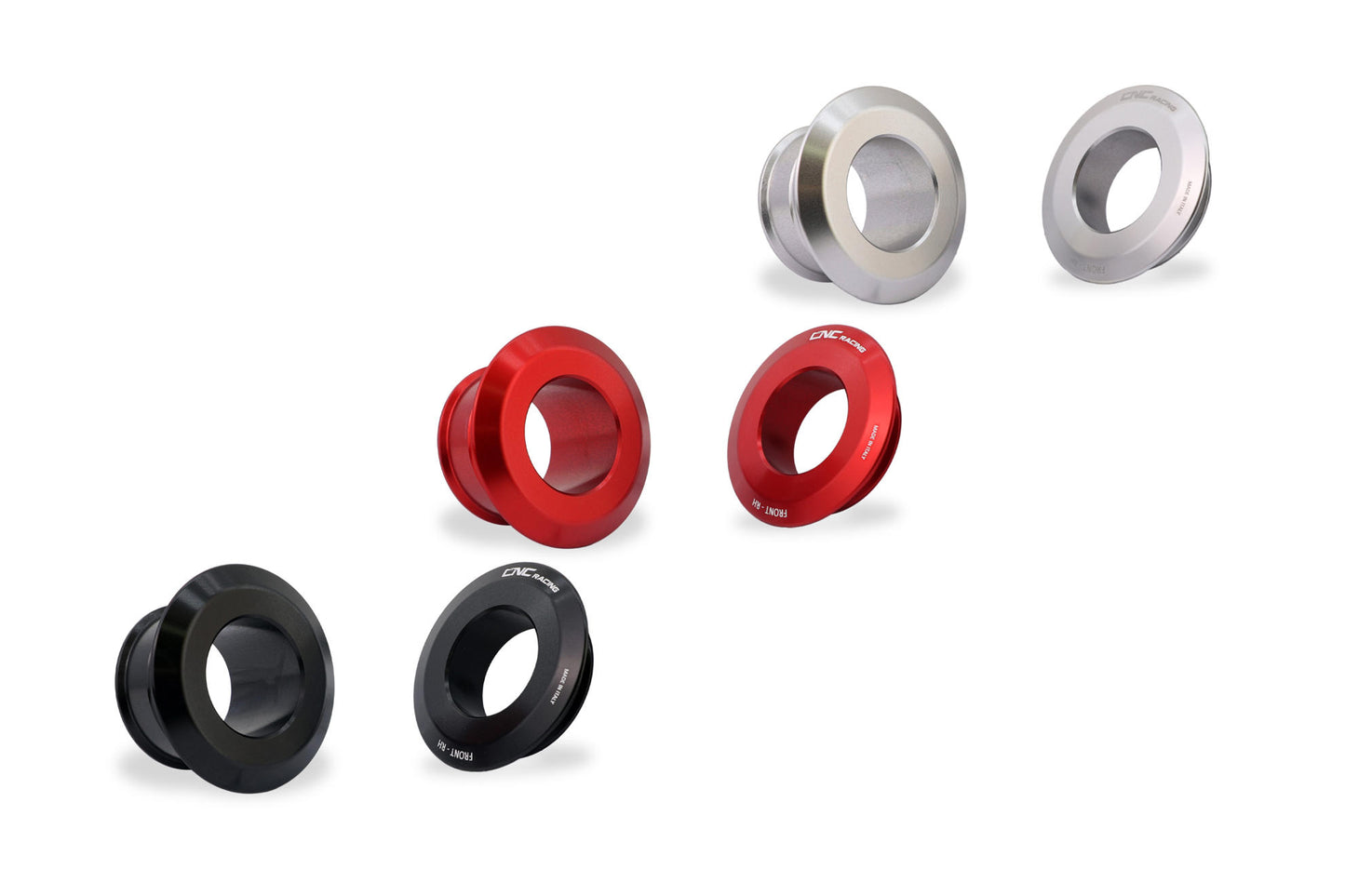 Bushing kit front wheel Ducati ( CAPTIVE SPACERS ) * Panigale Kit *