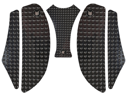 APRILIA RSV4 TANK GRIPS (2008+) (BLACK)