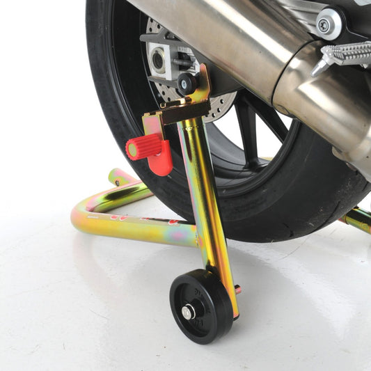 SS Rear, Motorcycle Stand *  REMOVABLE HANDLE *