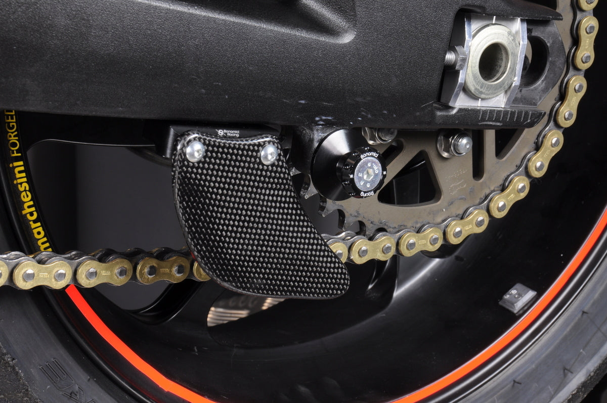BONAMICI SHARK GUARD LOWER SWINGARM CHAIN PROTECTOR (CARBON or Aluminum )