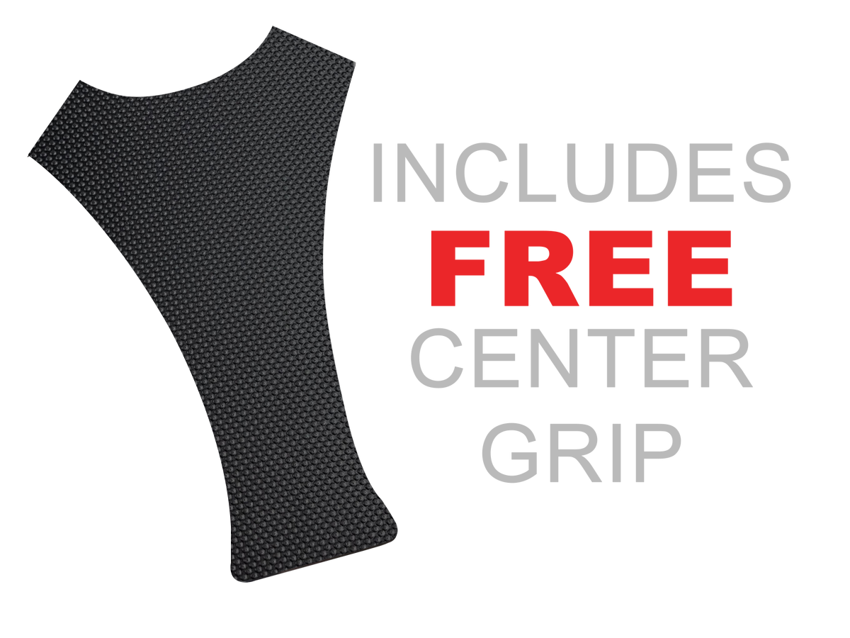 EAZI-GRIP UNIVERSAL LARGE OVAL TANK GRIPS (ALL BIKES) (BLACK)