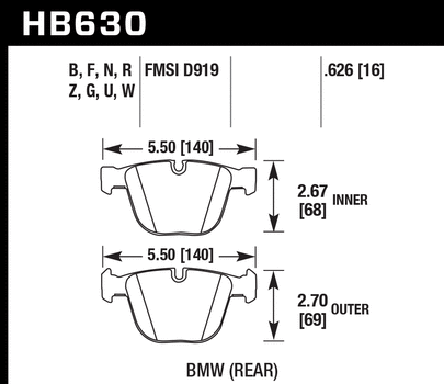 Hawk Performance Brakes for 2008 - 2013 BMW M3