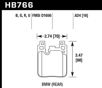 Hawk Performance Brakes for 2014 - 2019  BMW M4 - w/o M Carbon Brakes ( More BMW Applications Listed )
