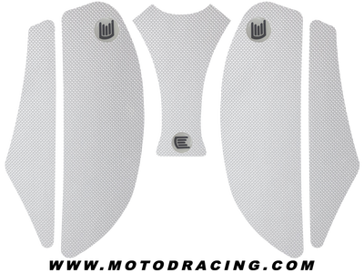 APRILIA RSV4 TANK GRIPS (2008+) (BLACK)