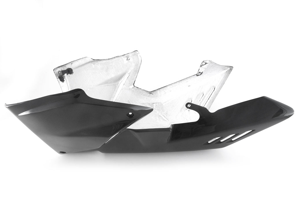 DUCATI STREETFIHGTER V4/S BELLY PAN - OEM OR RACE EXHAUST SYSTEM ( Production / Ship Date 8-10 weeks )