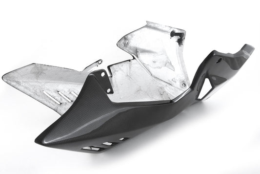 DUCATI STREETFIHGTER V4/S BELLY PAN - OEM OR RACE EXHAUST SYSTEM ( Production / Ship Date 8-10 weeks )