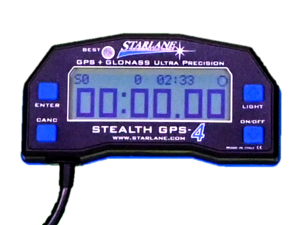 STARLANE STEALTH GPS-4 LITE MOTORCYCLE LAP TIMER (2021 MODEL)
