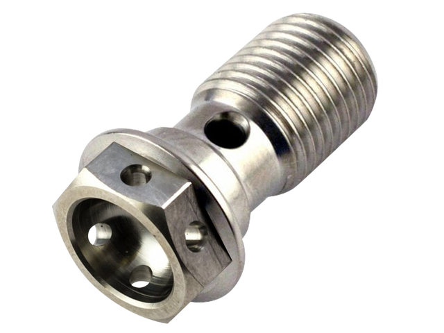 RACEBOLT TITANIUM RACE DRILLED SINGLE BANJO ( BOLT 1-HOLE )