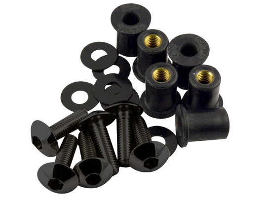 RACEBOLT ALUMINUM SCREEN BOLTS (8/EA) 8 Color Options