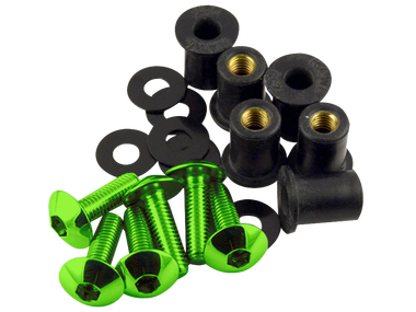 RACEBOLT ALUMINUM SCREEN BOLTS (8/EA) 8 Color Options