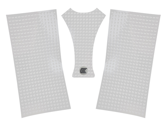 EAZI-GRIP UNIVERSAL 12"X6" TANK GRIPS (ALL BIKES) (CLEAR)