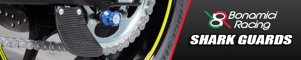 BONAMICI SHARK GUARD LOWER SWINGARM CHAIN PROTECTOR (CARBON or Aluminum )