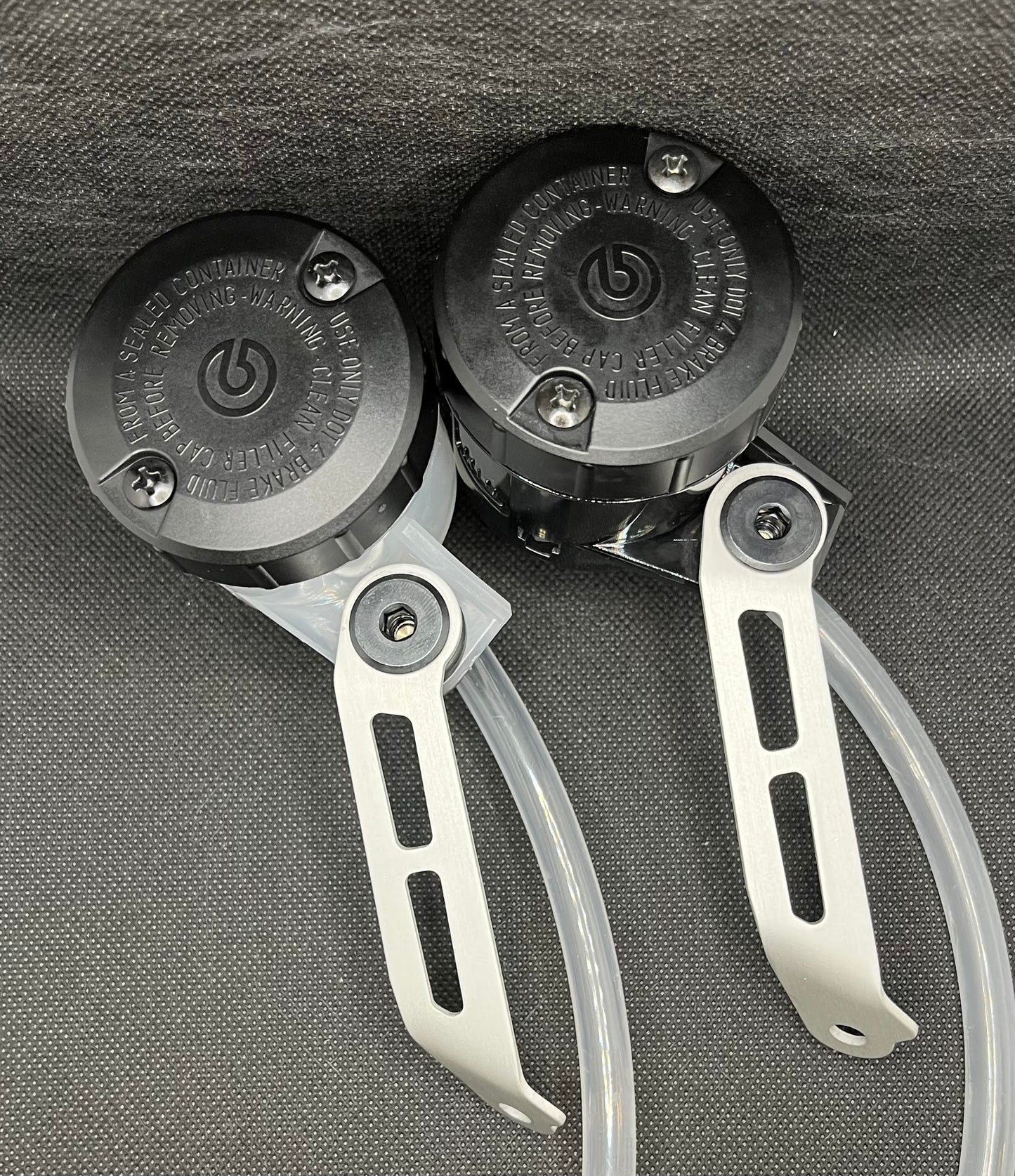 Brake Reservoir Mounting Kit with Brembo Bracket & 45cc Reservoir ( SBD INC Version )