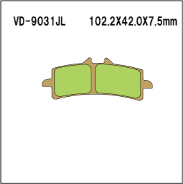 Racing - Vesrah VD-9031 SRJL-XX Brake Pads * Brembo OEM * ( Price is per Caliper )