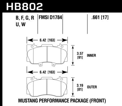 2015 + Ford Mustang GT Model - w/4 Piston Front Caliper ( More applications check List )