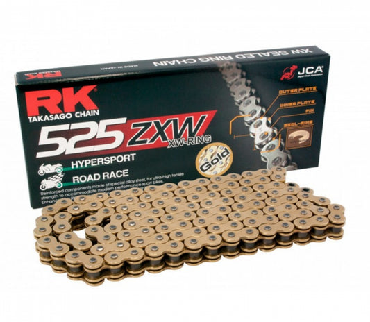 RK GOLD CAIN 520 / 525 ZXW GOLD 120 LINKS