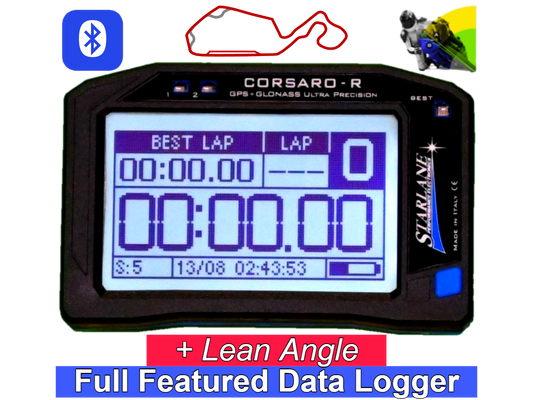 STARLANE CORSARO-R RACE ( Bike Specific Data Logging ) GPS LAP TIMER / WIRELESS DATA LOGGER