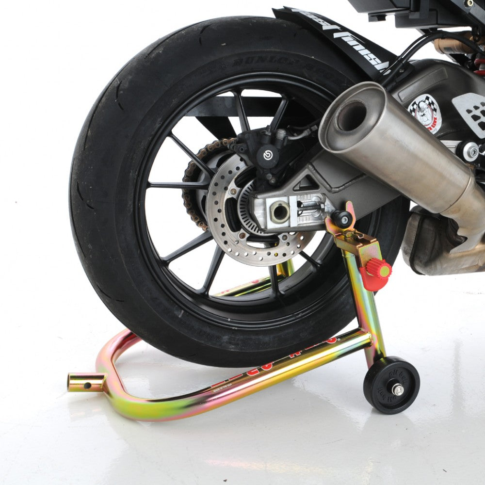 SS Rear, Motorcycle Stand *  REMOVABLE HANDLE *