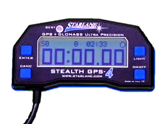 STARLANE STEALTH GPS-4 LITE MOTORCYCLE LAP TIMER (2021 MODEL)