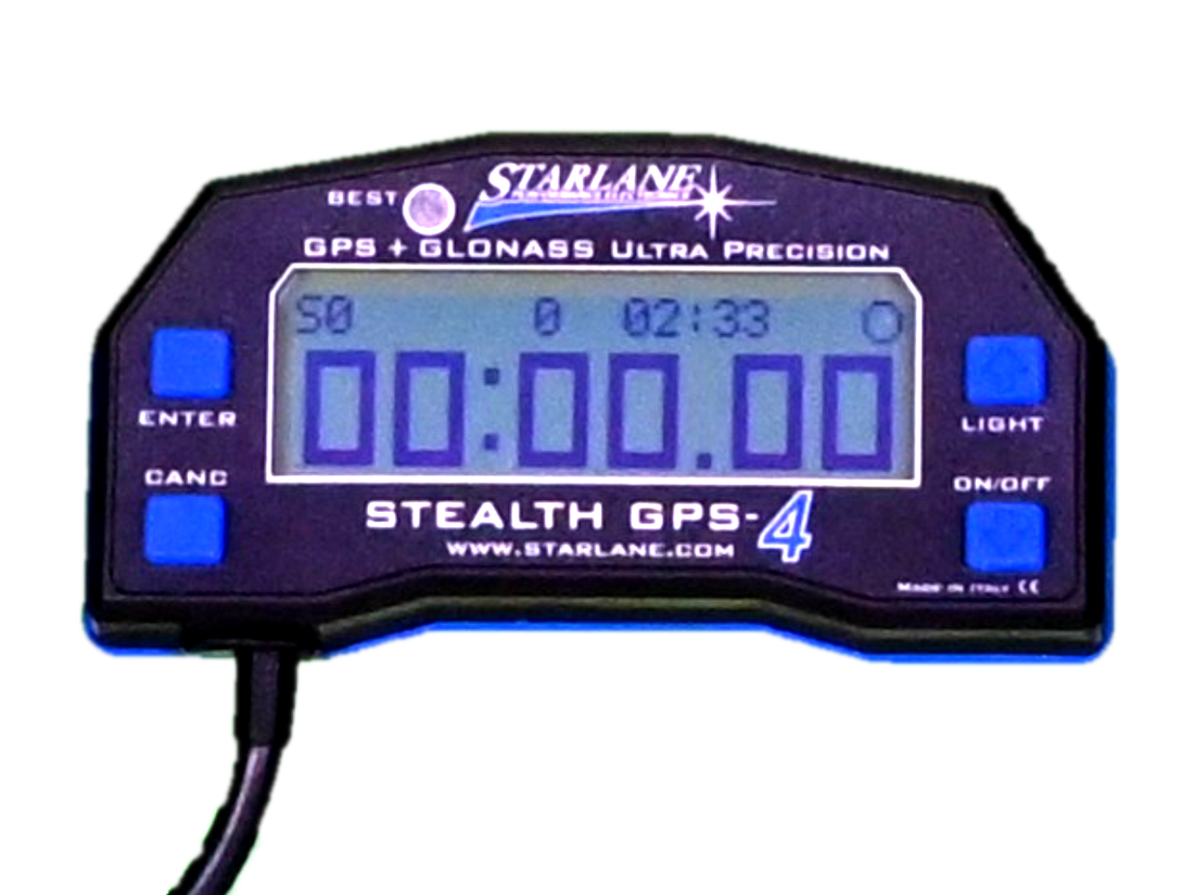 STARLANE STEALTH GPS4 LITE MOTORCYCLE LAP TIMER (2021 MODEL