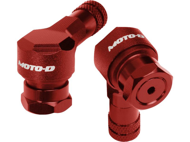MOTO-D ANGLED MOTORCYCLE VALVE STEMS 8.3MM