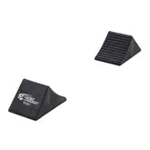 RUBBER WHEEL CHOCKS WITH EXTRA GRIP - SET OF TWO