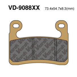 BMW S1000RR 2019  + Racing - Vesrah VD-9088 SRJL-XX Brake Pads ( Price is per Caliper )